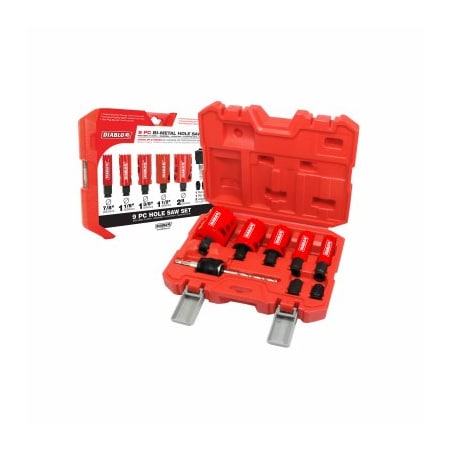 Diablo 9PC Hole Saw Kit DHS09SGP